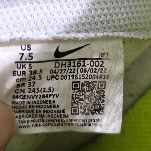 Nike Court Legacy Low Next Nature White Green Sneakers Women Size 7.5 DH3161-002 - Picture 9 of 10